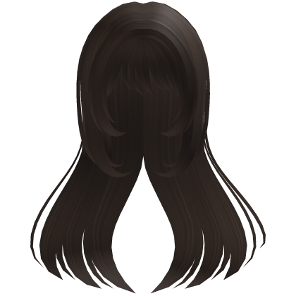 ♡ magical long princess hair in dark brown