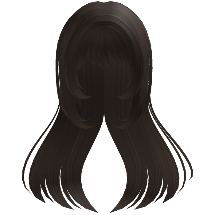 ♡ magical long princess hair in dark brown
