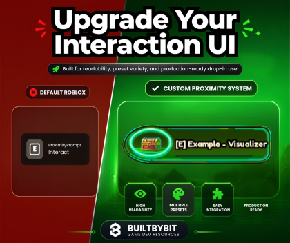 Drop-In Custom ProximityPrompt UI System