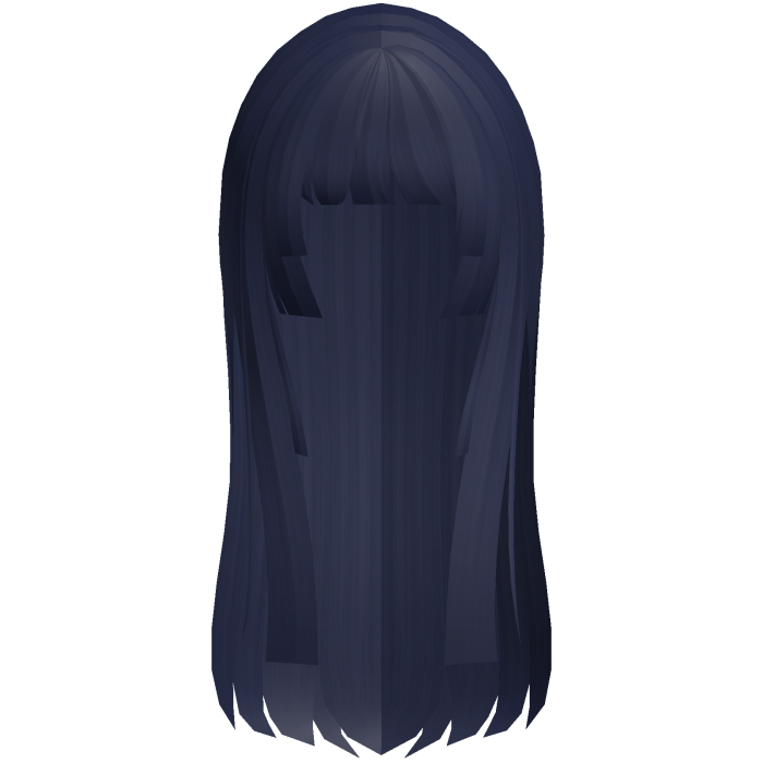 yumeko's blunt layered schoolgirl hime; blue