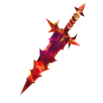 Lava Galaxy Demon Knight Sword