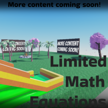 Limited Math Equations! [Beta]
