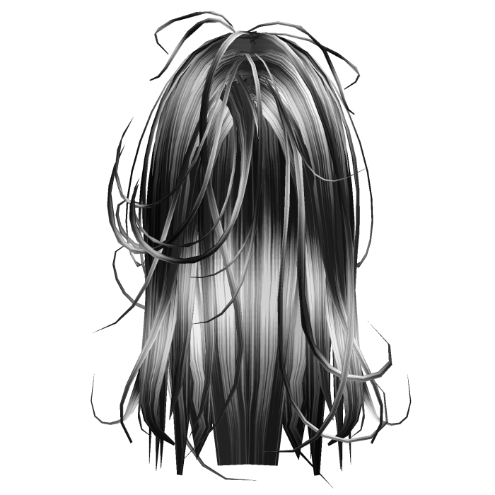 ´-` Zebra Messy Hair Horror Movie Protagonist 24.