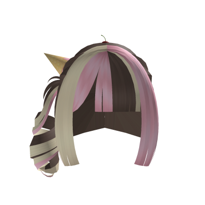 Cute Neapolitan Hair 🍓🍫🍦