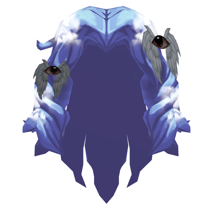 {ANIMATED} Weirdcore Angel Eyes BlueSky Hair {👁}