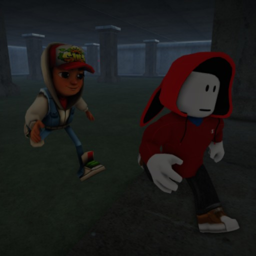 RUN FROM SUBWAY SURFERS! (OBBY)