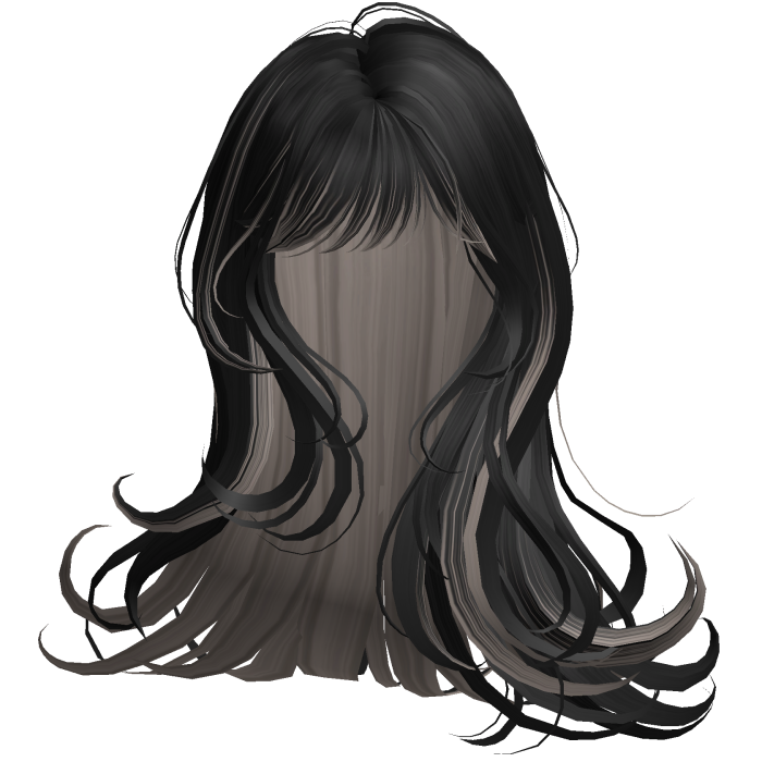 Silky Long Angelic Swirly Hair (Black&Ash)
