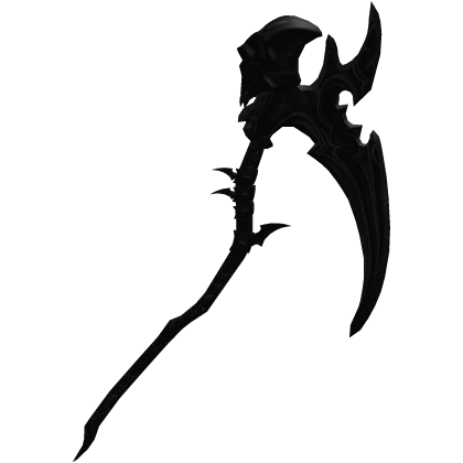Halloween Dark Black Horror Bone Skeleton Scythe 