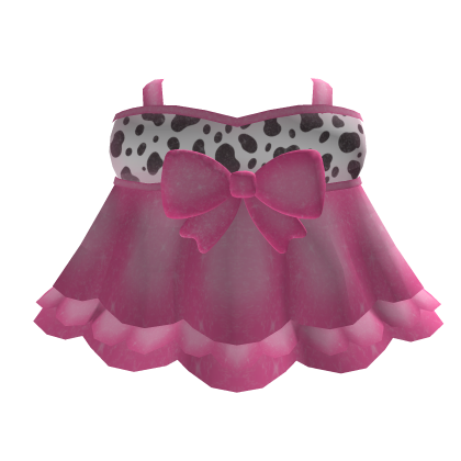 ^_^ dalmatian pink sparkly dress