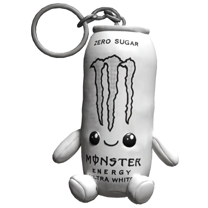 Cutesy Iced Out Monster White Chain