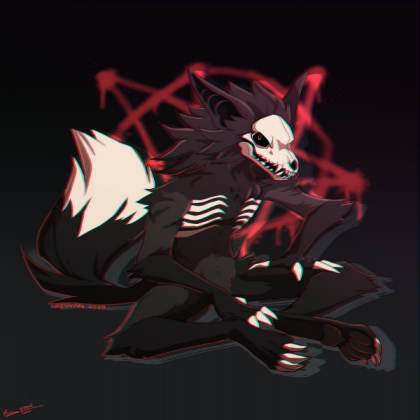 Skull Furry art  Roblox decal