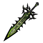 Hydra's Toxic Glowing Blade