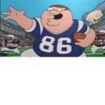 peter playing football