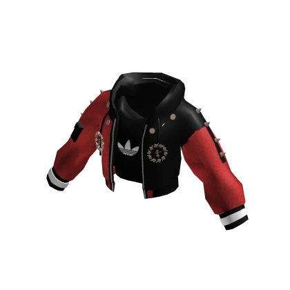 adidas Black Red White Crop And Jacket Roblox Item Rolimon s