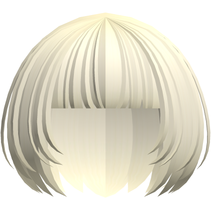 ʚ♡ wispy moe anime doll short hair platinum blonde Roblox item