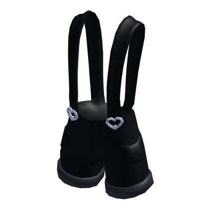 Heart Overalls Black thumbnail
