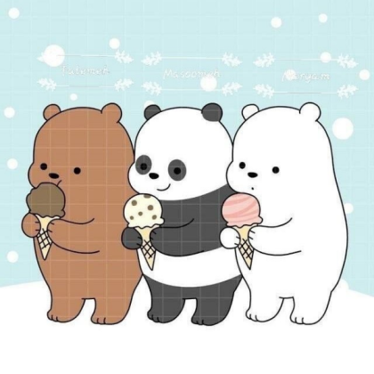 cute wallpaper {we bear bear} Roblox decal