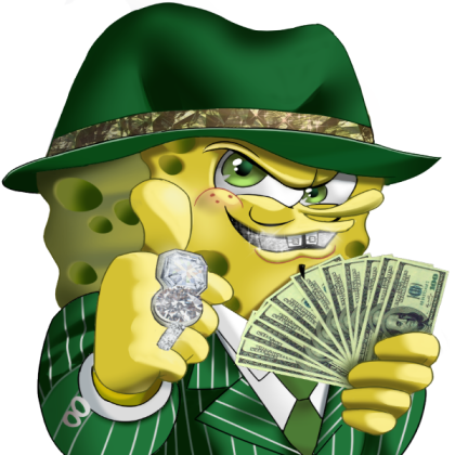 Gangster Spongebob HD Remake (Transparent PNG) _ G Roblox decal