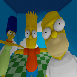 ESCAPE SIMPSON EVIL HOUSE RUN! (Obby)