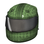 Pistachio Waffle Racing Helmet