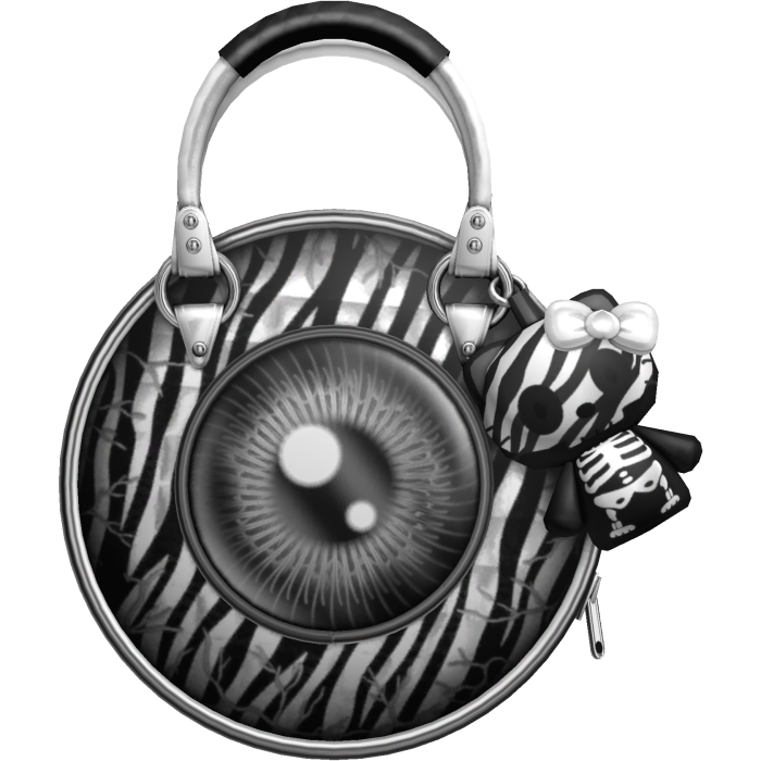 Gyaru Scene Ghoul Monster Eye Bag (White)