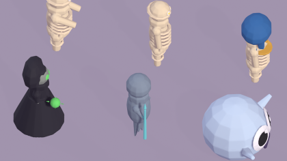 Zombie Undead Pack Skeleton Ghost Mummy x60 preview 3