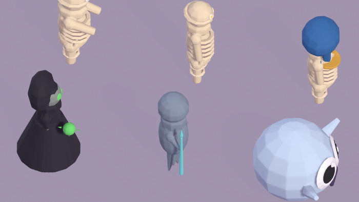 Zombie Undead Pack Skeleton Ghost Mummy x60 preview 3