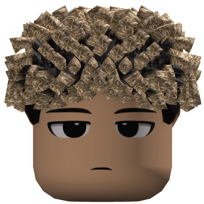 Short Curly Fringe Hair (Blonde)