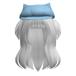 White Hair w Hat