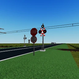 Romanian crossing icon