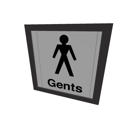 (Males) Bathroom Sign