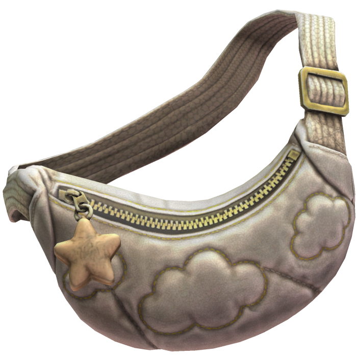 Cream Gold Star Sling Bag
