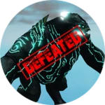 Defeat Leatherback Roblox badge thumbnail
