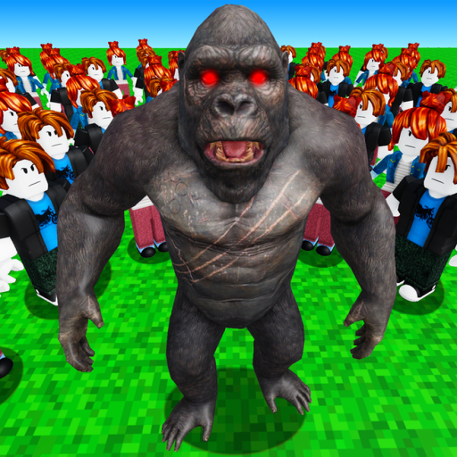 Gorilla vs 100 Players