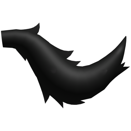 Black Fluffy Dog Tail Roblox item