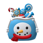 Christmas Snowman Candy Bag