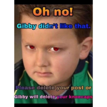 gibby doesn’t like that