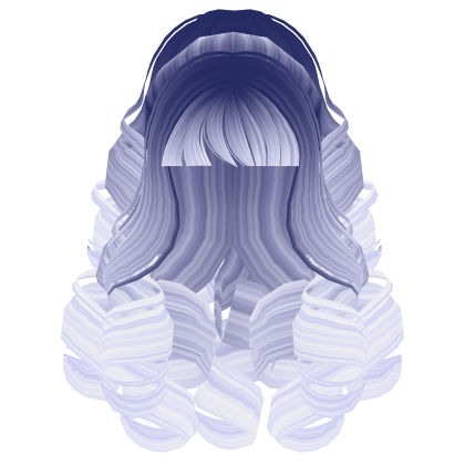 Fluffy Curly Pearl Ponytail Moonlight