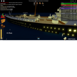 Roblox Titanic Heading Towards The Iceberg!