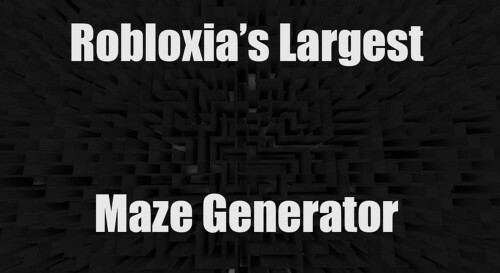 Roblox's Largest Maze Generator