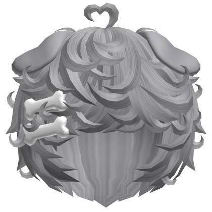 🦴 cute grey kawaii curly messy puppy boy