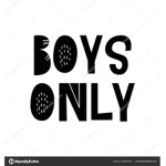 Boys are allowed not girls