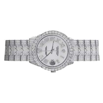Luxury White Diamond Watch