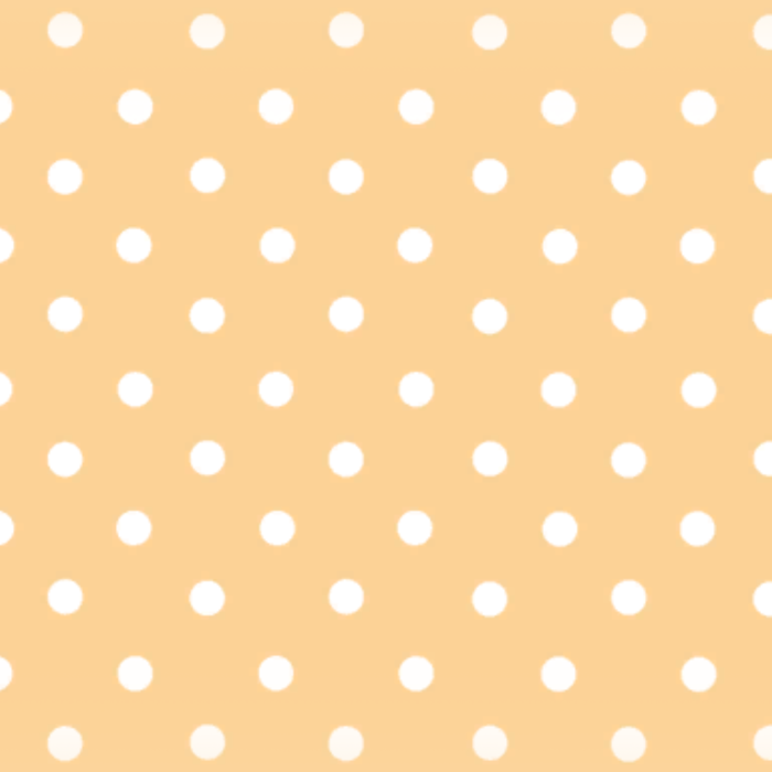 Orange White Polka Dots