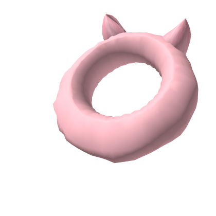 Pink Spa Headband with Horns girls kawaii cute win Roblox item