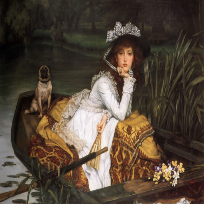 Young Lady in a Boat (Painting) Roblox decal