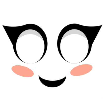A bit scary face Roblox decal