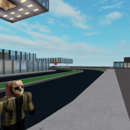 Survive jason in a roblox template I broke.
