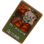 (Green) Autumn Trading Card