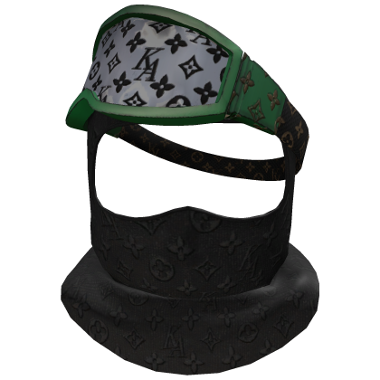 Designer Green Ski Mask 